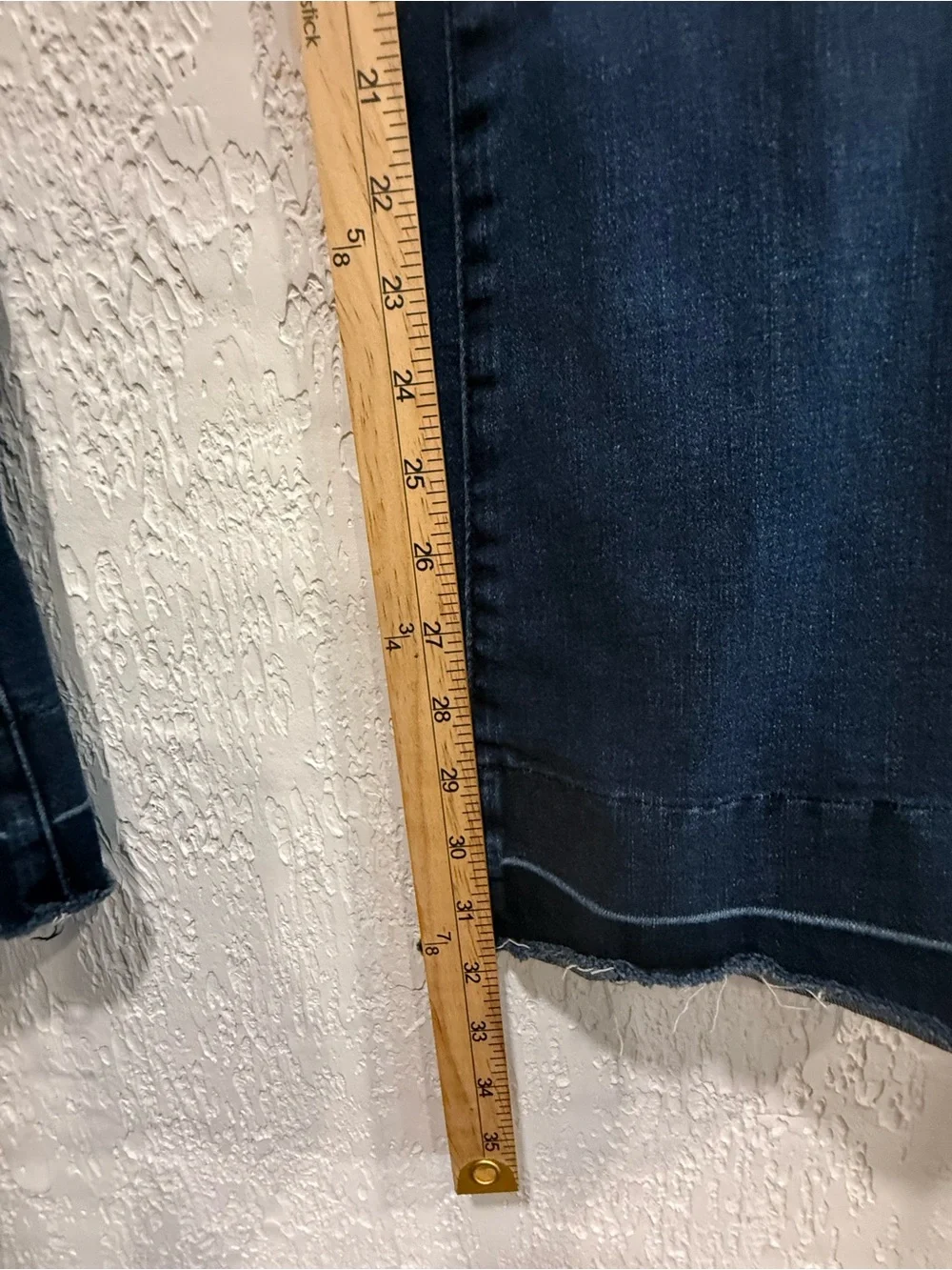 Dear John Jeans Women 24Boot Cut Low Rise Dark Wash Stretch Denim Flare